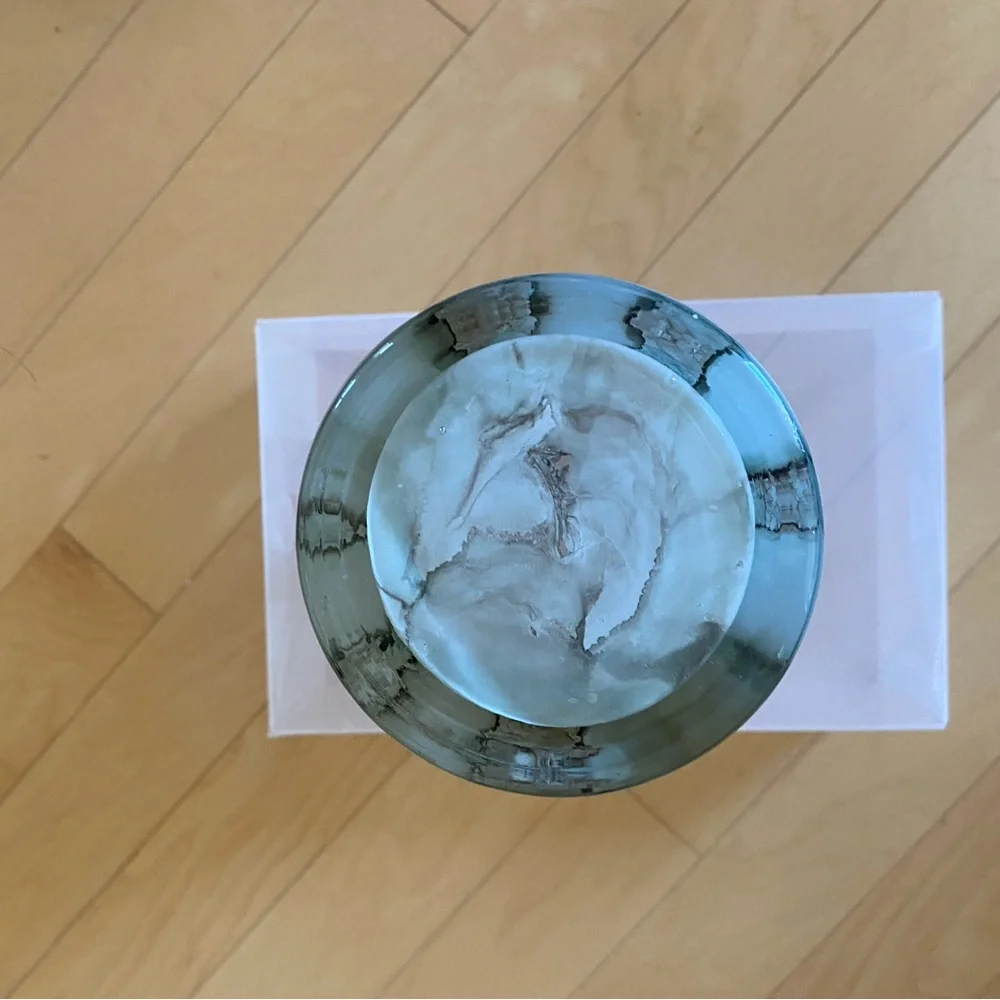 Marble-Effect Handmade Vase